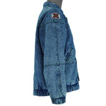 Vintage (Bobson) - Airplane Denim Jacket 1990s Medium vintage retro