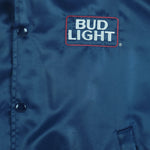 Budweiser - Bud Light Satin Jacket 1990s Medium
