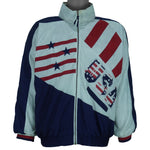Vintage (Lavon) - Team USA Stars & Stripe Windbreaker 1990s Large vintage retro