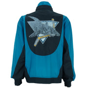 NHL (Pro Player) - San Jose Sharks Windbreaker 1990s Large  vintage retro hockey