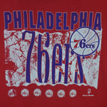 NBA (Team Hanes) - Philadelphia 76ers Single Stitch T-Shirt 1990s X-Large vintage retro basketball