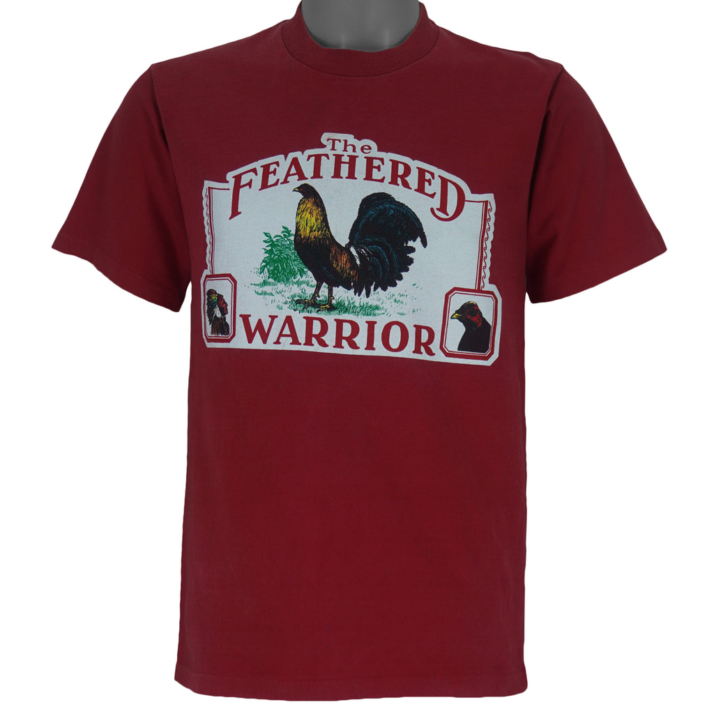 Vintage (Hazelwood) - The Feathered Warrior Rooster T-Shirt 1990s Medium vintage retro