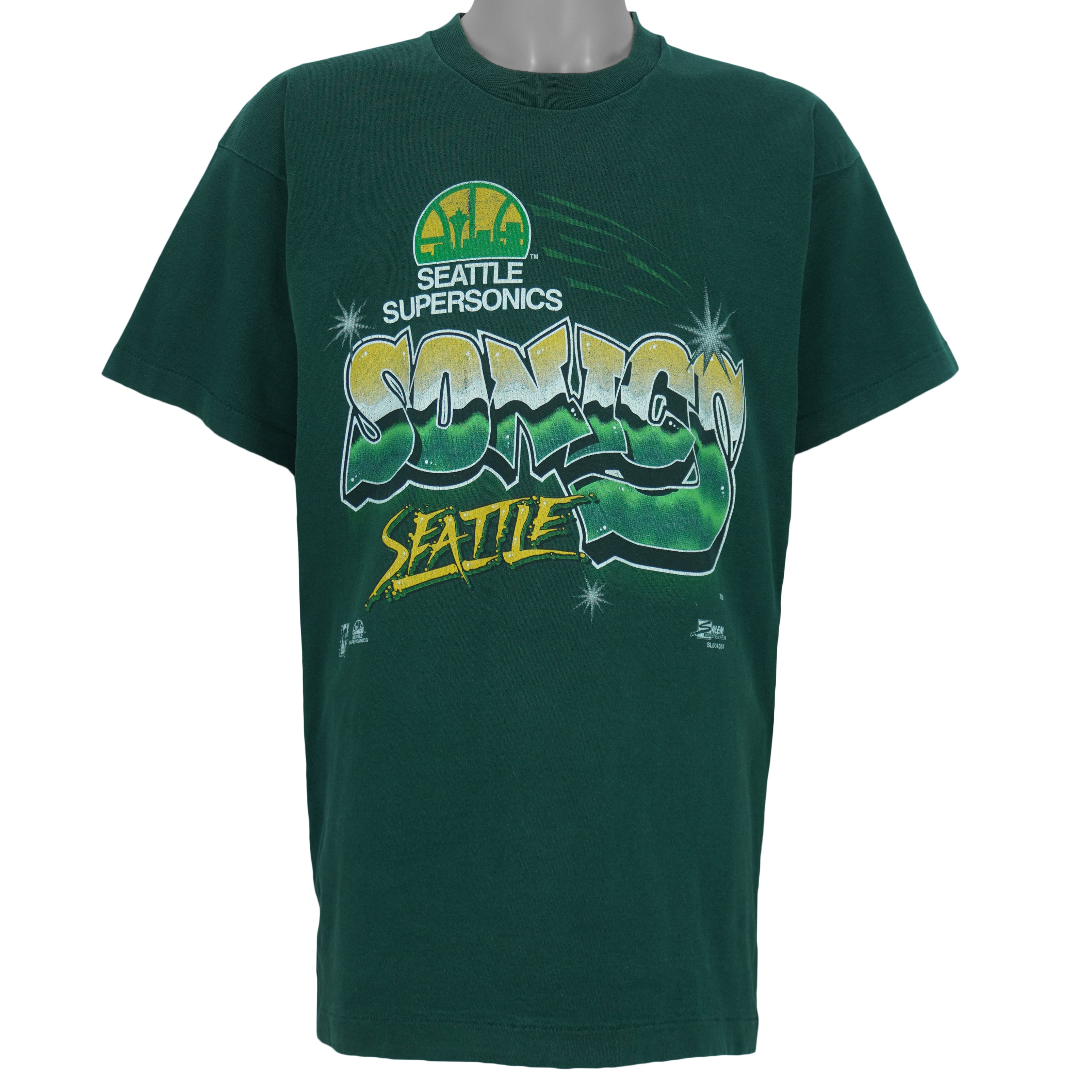 NBA (Salem) - Seattle SuperSonics T-Shirt 1990s X-Large vintage retro basketball