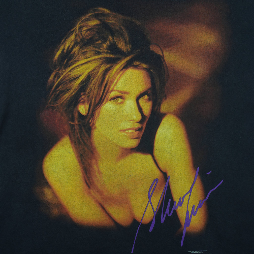 Vintage (Poly Gram) - Shania Twain Single Stitch T-Shirt 1998 X-Large vintage retro