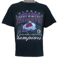 NHL - Colorado Avalanche Stanley Cup Champions T-Shirt 1996 Medium vintage retro hockey