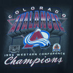 NHL - Colorado Avalanche Stanley Cup Champions T-Shirt 1996 Medium vintage retro hockey