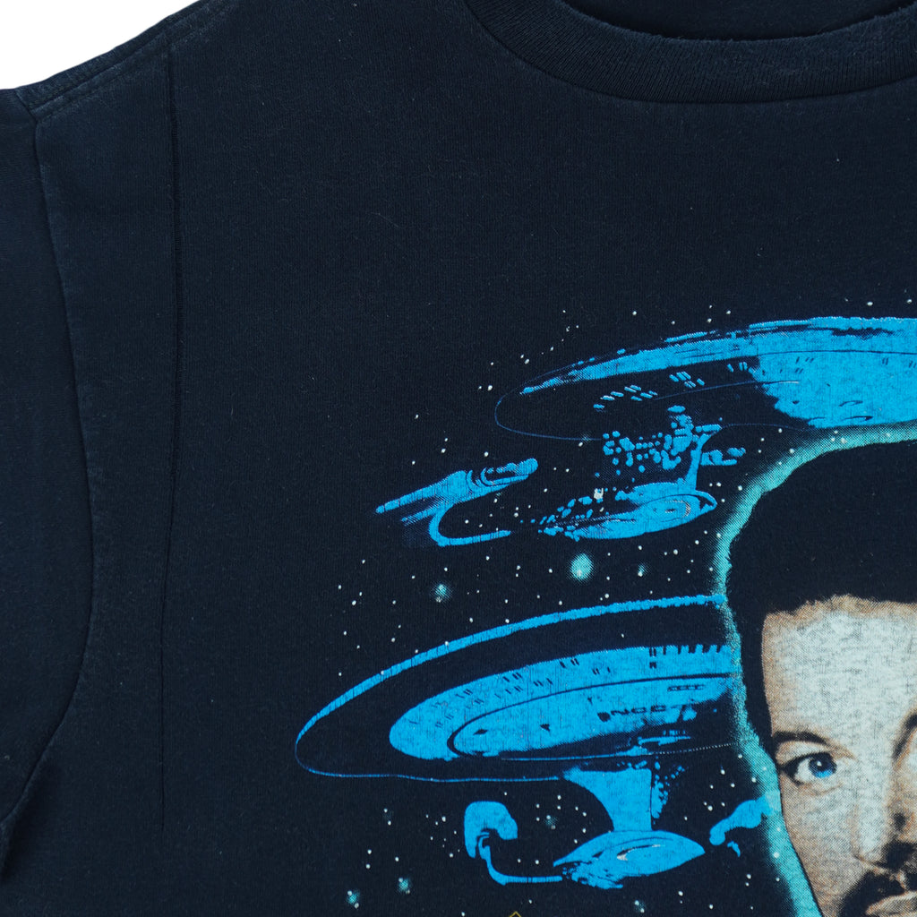Vintage (Paramount Picture) - Star Trek The Next Generation Commander William Riker T-Shirt 1991 X-Large vintage retro