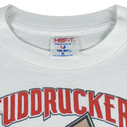 Vintage - Fuddruckers "World's Greatest Hamburger" Graphic T-Shirt 1990s Medium Vintage Retro
