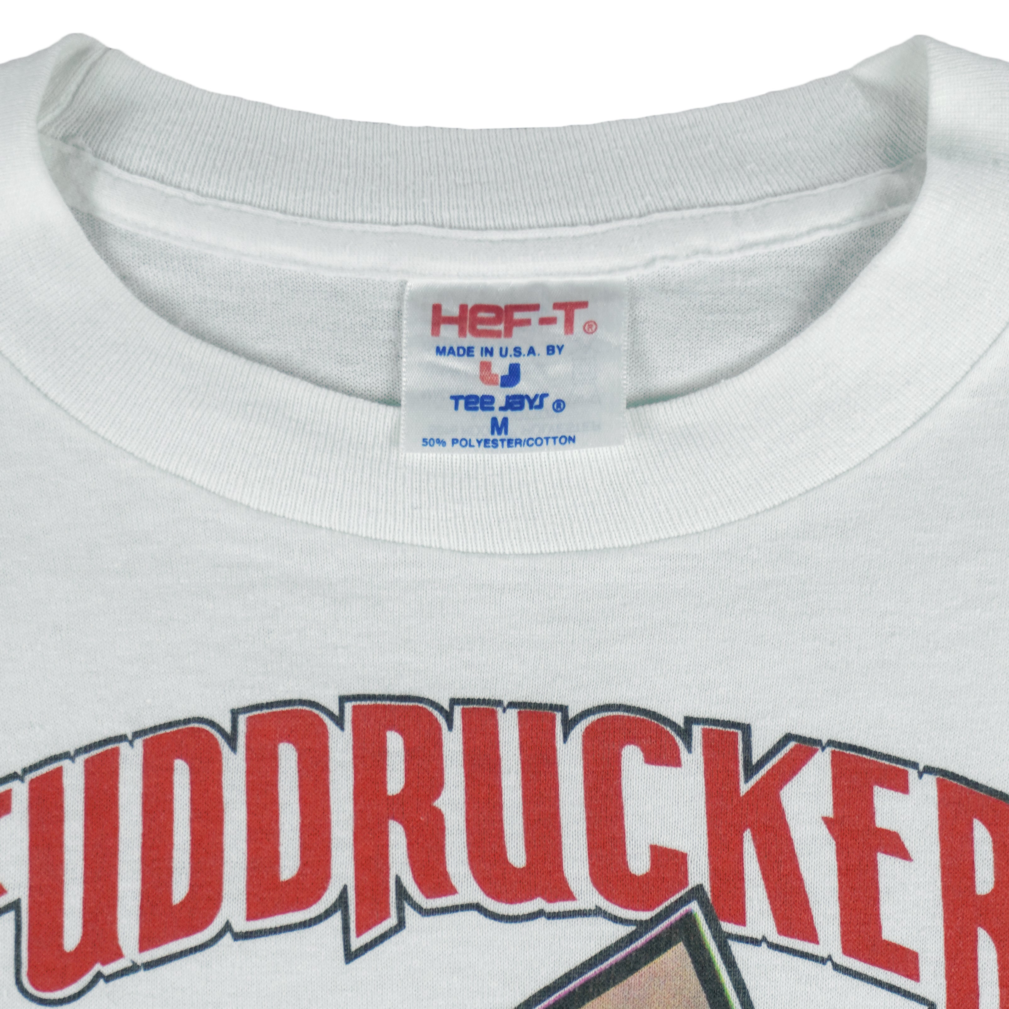 Vintage - Fuddruckers "World's Greatest Hamburger" Graphic T-Shirt 1990s Medium Vintage Retro