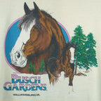Vintage (Signal) - Busch Gardens Williamsburg Horse Graphic T-Shirt 1990s Large Vintage Retro