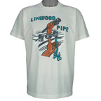 Vintage - Linwood Pipe & In-Sink-Erator model 77 Graphic T-Shirt 1990s Large Vintage Retro