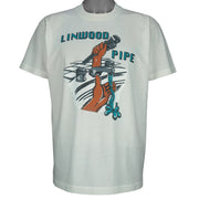 Vintage - Linwood Pipe & In-Sink-Erator model 77 Graphic T-Shirt 1990s Large Vintage Retro