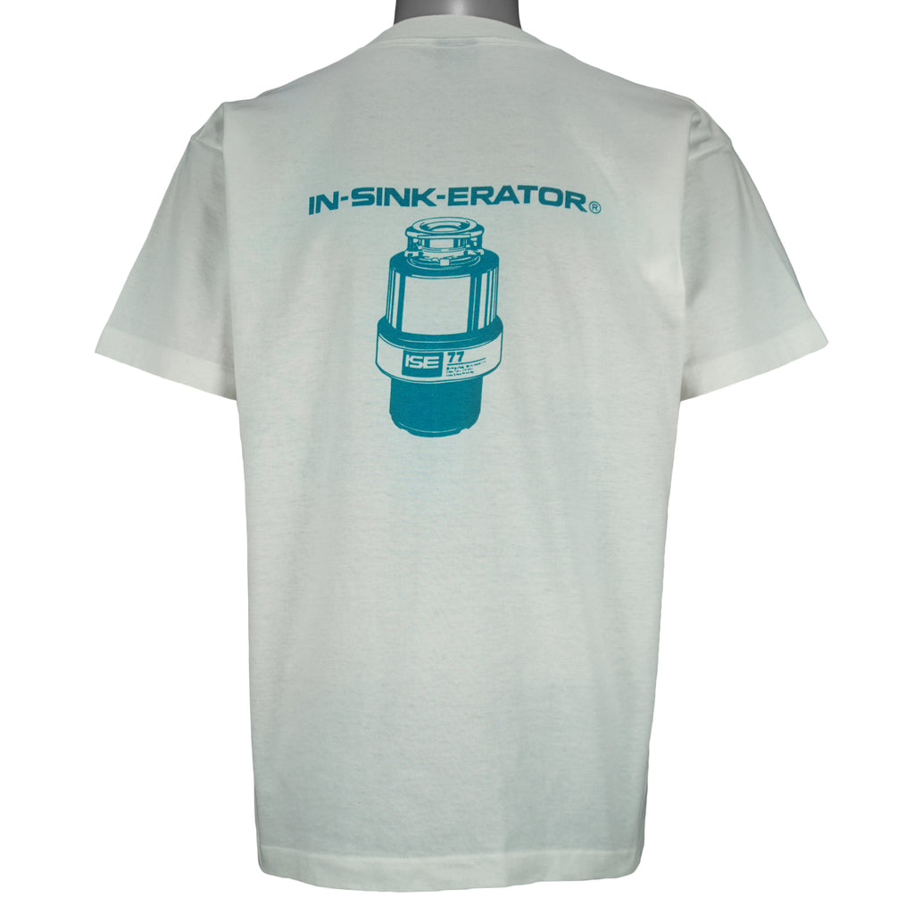 Vintage - Linwood Pipe & In-Sink-Erator model 77 Graphic T-Shirt 1990s Large Vintage Retro