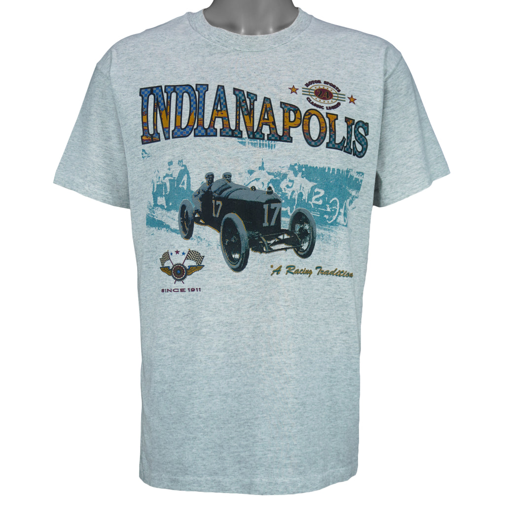 Vintage - Indianapolis "A Racing Tradition" Graphic T-Shirt 1990s Large Vintage Retro