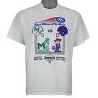 NCAA (Lee) - Marshall Thundering Herd vs. Ole Miss Rebels T-Shirt 1997 Large Vintage Retro