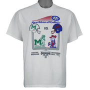 NCAA (Lee) - Marshall Thundering Herd vs. Ole Miss Rebels T-Shirt 1997 Large Vintage Retro