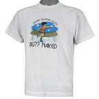 Vintage (Best) - "Figure Skaters Skate But Naked" T-Shirt 1990s Medium Vintage Retro