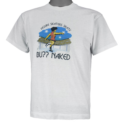 Vintage (Best) - Figure Skaters Skate Butt Naked T-Shirt 1990s Medium