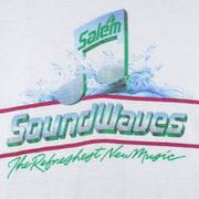 Vintage - Salem SoundWaves The Refreshest New Music T-Shirt 1990s Medium Vintage Retro