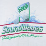 Vintage - Salem SoundWaves The Refreshest New Music T-Shirt 1990s Medium Vintage Retro