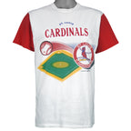 MLB (Teamwork) - St. Louis Cardinals Baseball T-Shirt 1994 Medium Vintage Retro Baseball