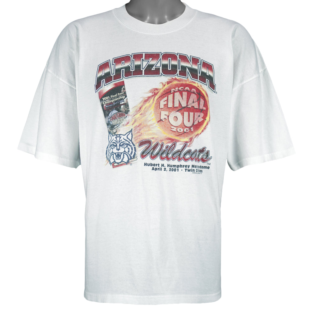 NCAA (Gildan) - Arizona Wildcats Final Four T-Shirt 2001 XX-Large Vintage Retro