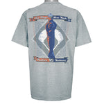 MLB - World Series New York Yankees vs San Diego Padres T-Shirt 1998 Large Vintage Retro Baseball