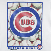 MLB (Concepts) - Chicago Cubs Big Logo Baseball T-Shirt 1999 X-Large Vintage Retro Baseball