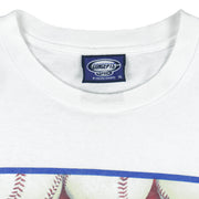 MLB (Concepts) - Chicago Cubs Big Logo Baseball T-Shirt 1999 X-Large Vintage Retro Baseball
