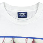 MLB (Concepts) - Chicago Cubs Big Logo Baseball T-Shirt 1999 X-Large Vintage Retro Baseball