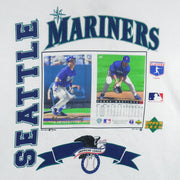 MLB (Sport Attack) - Seattle Mariners Edgar Martinez Baseball Card T-Shirt 1994 Medium Vintahe Retro Baseball