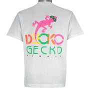 Vintage (Softee) - Decko Gecko Hawaii T-Shirt 1990s Medium Vintage Retro