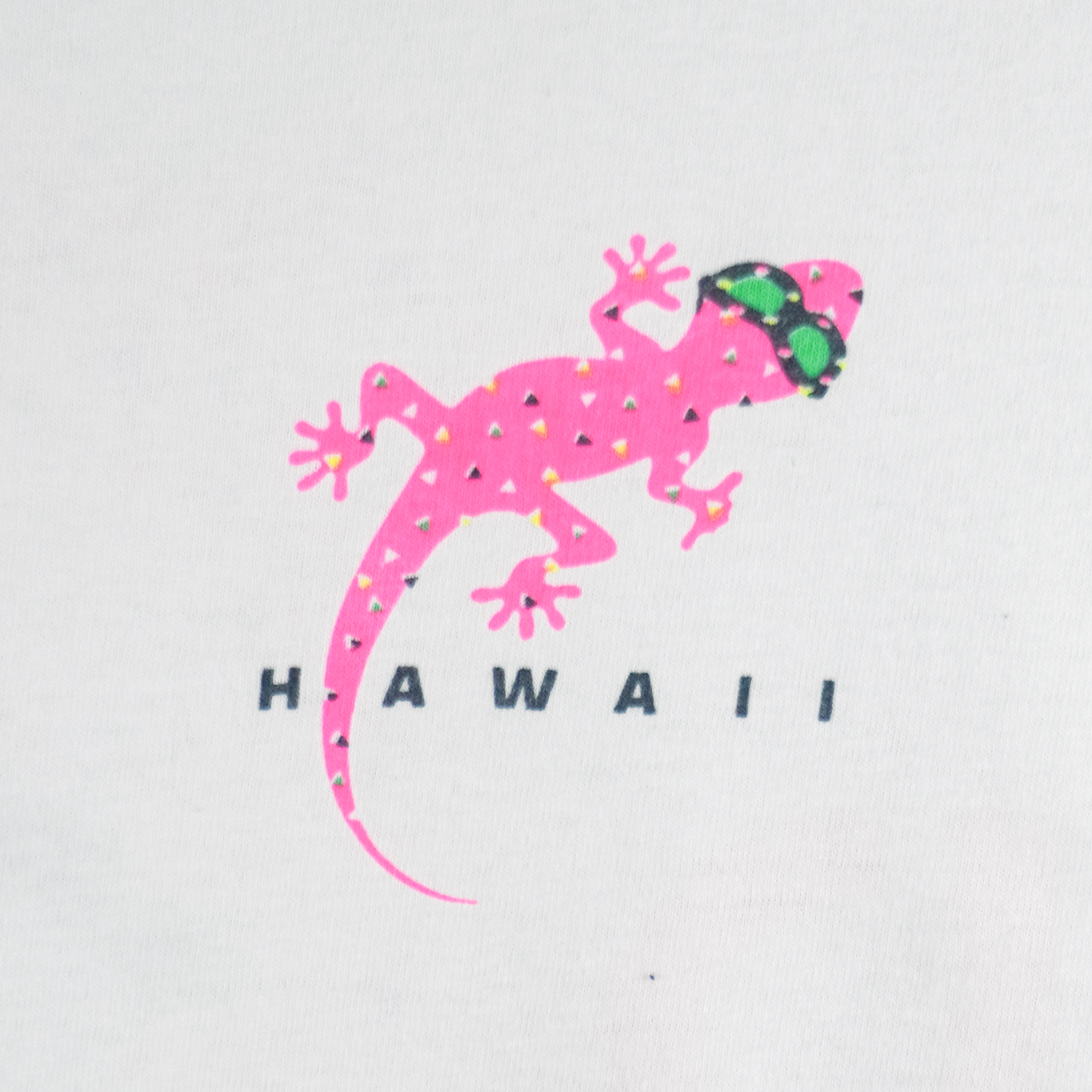 Vintage (Softee) - Decko Gecko Hawaii T-Shirt 1990s Medium Vintage Retro