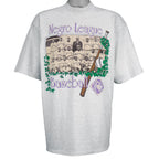 Vintage MLB (Logo Athletic) - Negro League Chicago American Giants T-Shirt 1990s Large Tall in gray