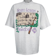 Vintage MLB (Logo Athletic) - Negro League Chicago American Giants T-Shirt 1990s Large Tall in gray