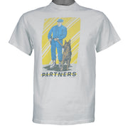 Vintage (Hanes) - Partners Dog Handler Single Stitch T-Shirt 1990s Medium Vintage Retro