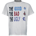 Vintage (Belton) - The Good, The Bad, The Ugly College Rivalry T-Shirt 1990s Medium Vintage Retro