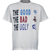 Vintage (Belton) - The Good, The Bad, The Ugly College Rivalry T-Shirt 1990s Medium Vintage Retro