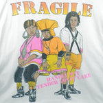 Vintage - Fragile Handle with Tender Lovin' Care Single Stitch T-Shirt 1990s Large Vintage Retro