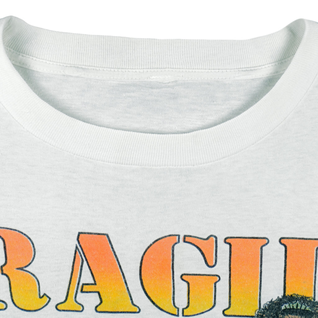 Vintage - Fragile Handle with Tender Lovin' Care Single Stitch T-Shirt 1990s Large Vintage Retro