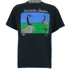 Vintage (Tultex) - Canada Geeks Cartoon Goose T-Shirt 1990s Large Vintage Retro