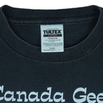 Vintage (Tultex) - Canada Geeks Cartoon Goose T-Shirt 1990s Large Vintage Retro
