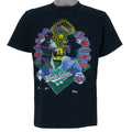MLB (Salem) - Atlanta Braves and Minnesota Twins World Series T-Shirt 1991 Medium Vintage Retro Baseball