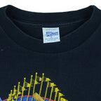 MLB (Salem) - Atlanta Braves and Minnesota Twins World Series T-Shirt 1991 Medium Vintage Retro Baseball