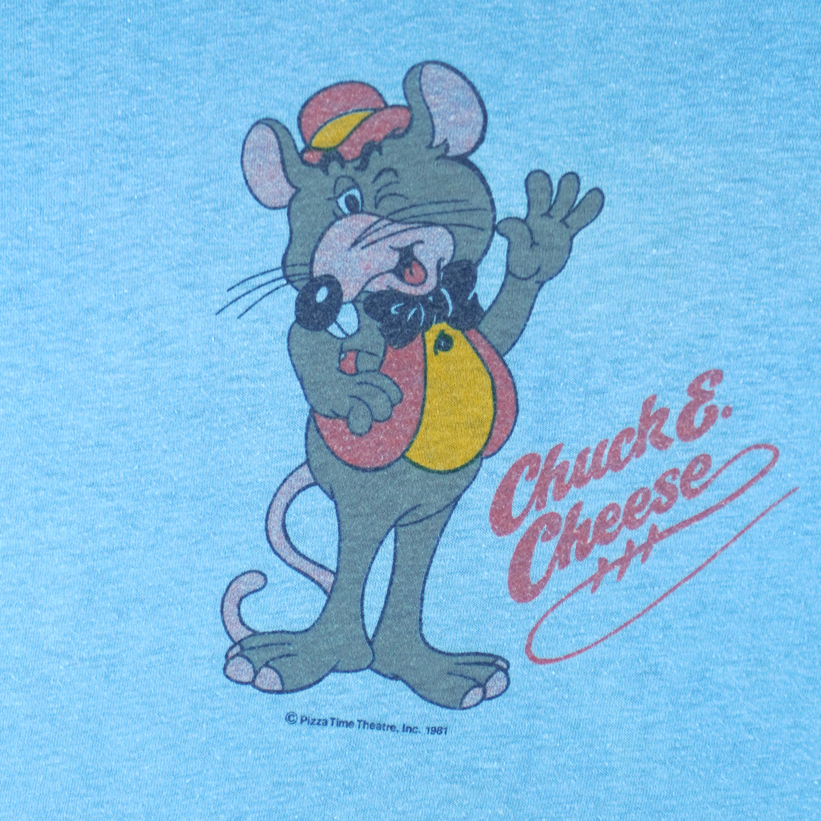 Vintage (Hanes) - Chuck E. Cheese T-Shirt 1981 Large Vintage Retro