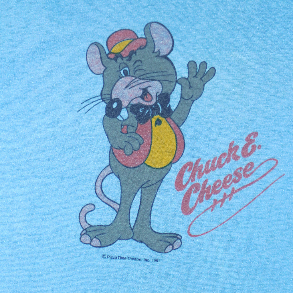 Vintage (Hanes) - Chuck E. Cheese T-Shirt 1981 Large Vintage Retro