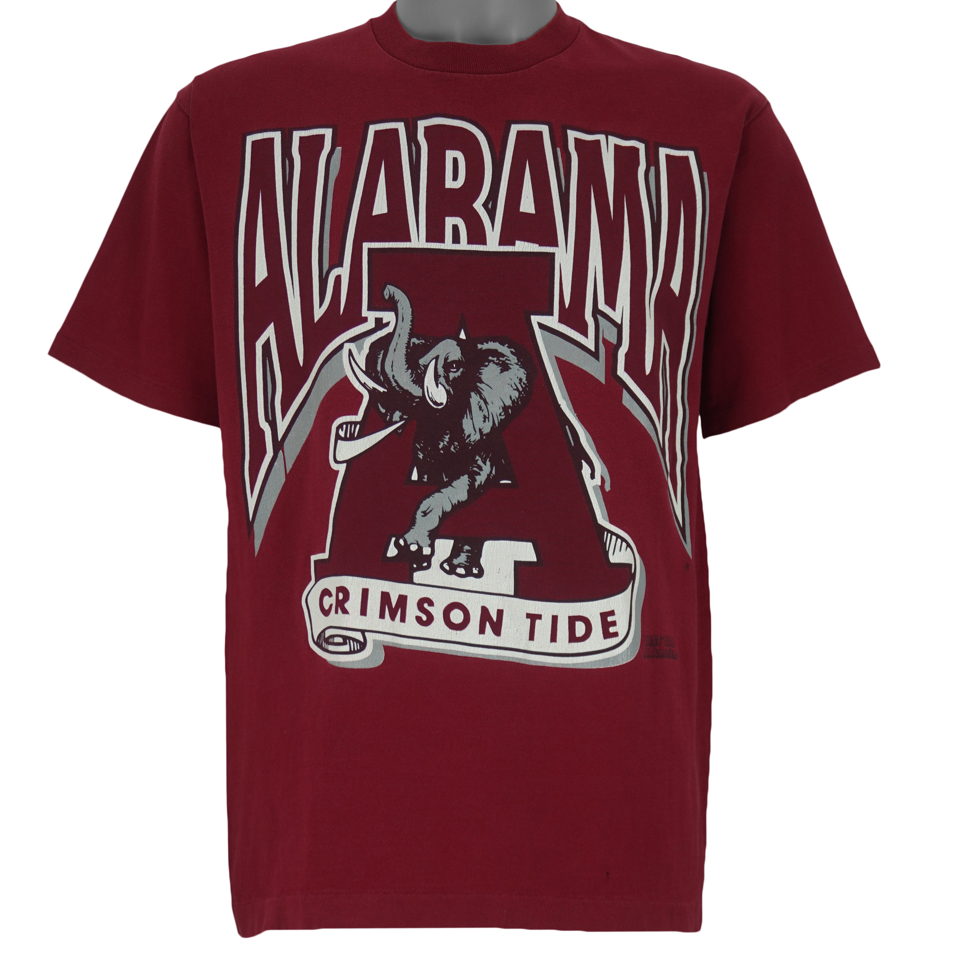 NCAA (First Team) - Alabama Crimson Tide Big Logo T-Shirt 1990s Large Vintage Retro