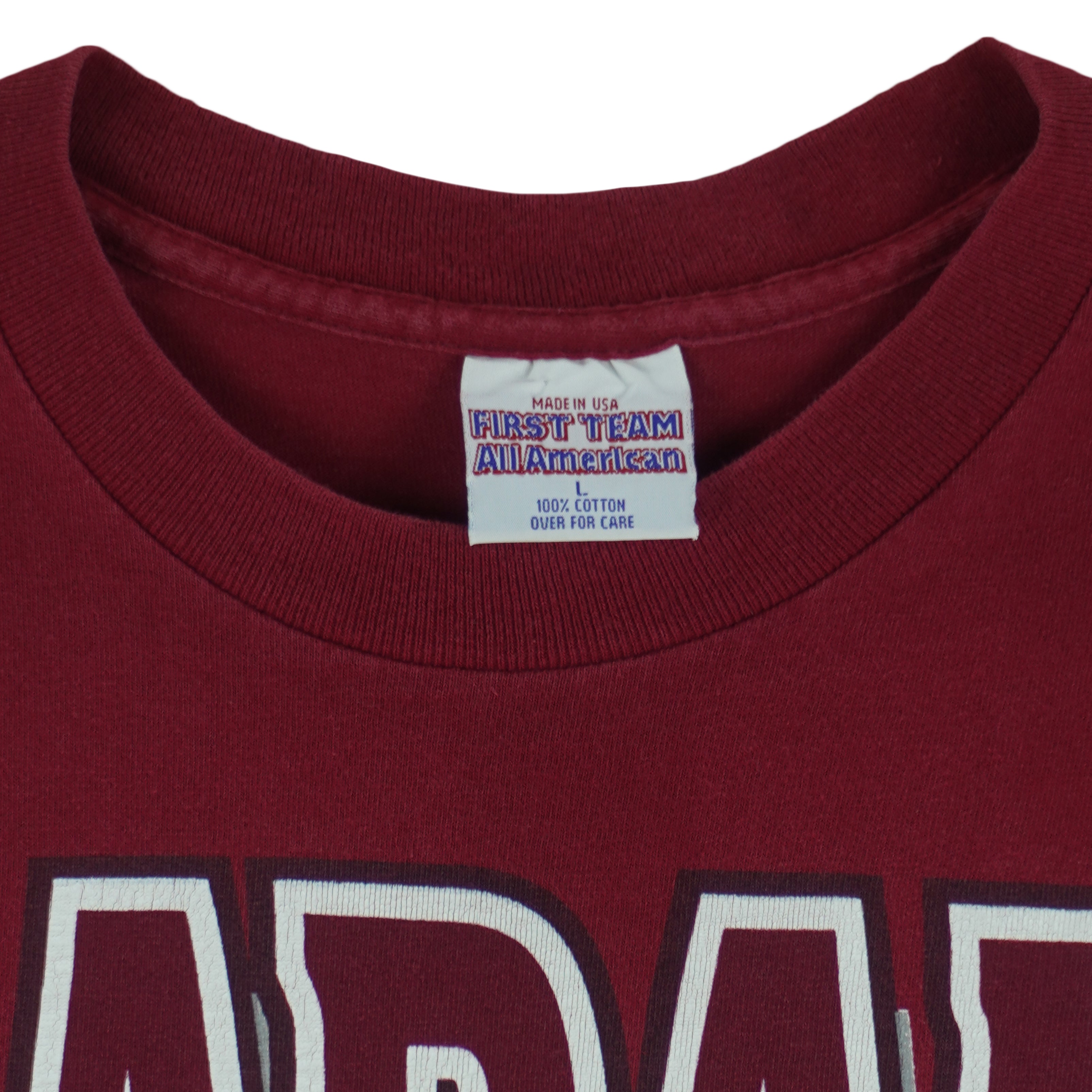 NCAA (First Team) - Alabama Crimson Tide Big Logo T-Shirt 1990s Large Vintage Retro