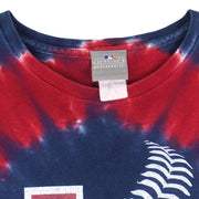MLB (Genuine) - St. Louis Cardinals Big Logo Tie-Dye T-Shirt 1990s Large Vintage Retro Baseball