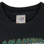NHL (CGW) - Anaheim Mighty Ducks Big Logo T-Shirt 1994 Medium Vintage Retro Hockey